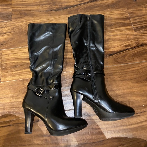 Anne Klein Tall Black Boots - Picture 3 of 7